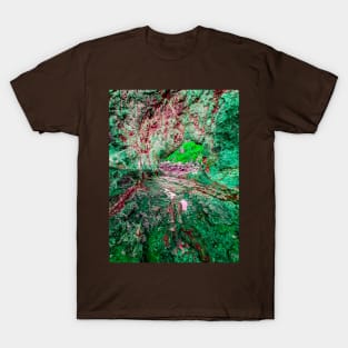 Slimy green bloody rock archway 3 T-Shirt